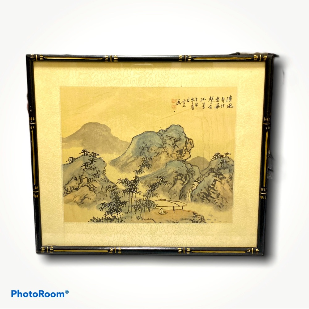 Japanese Art on Silk